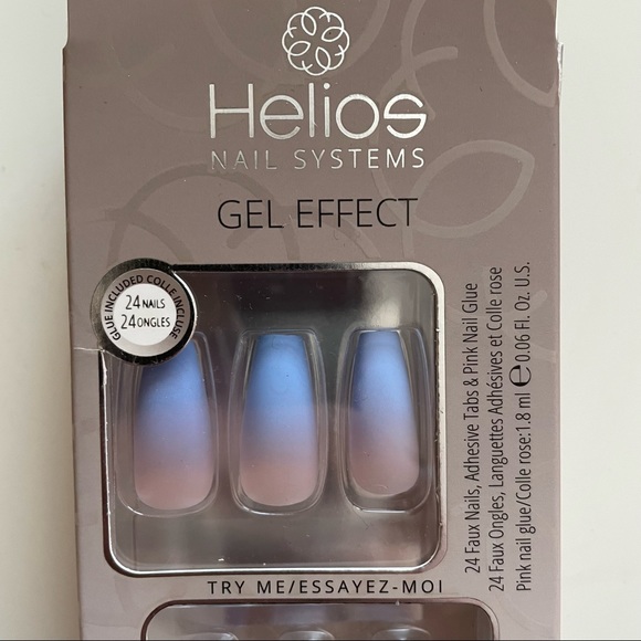 💚3/$15💚 NWT Vegan Helios Ombré Gel Effect Press On Nail Manicure Kit - Picture 3 of 7